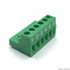 PLUGABLE TERMINAL BLOCK 6POSITION 8A 3.81MM