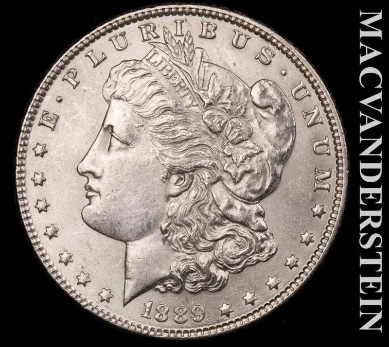 1889 Silver Morgan Dollar - Choice Gem Brilliant Unc+++  Lustrous  #L7935