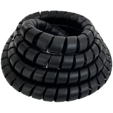 Spiral Wrap Hose Cable Protector - 1.58" OD x 12' Pre-Cut Lengths-Safe Hose P...