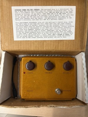 KLON Centaur Overdrive gold original