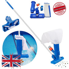 POND VACUUM POOL CLEANER ALGAE BRUSH SLUDGE REMOVER DIRT WATER SILT VAC SWIMMING