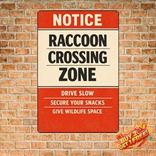 Bigfoot Mating Area Funny Sasquatch Metal Tin Sign Vintage Inspired Decor 8x12