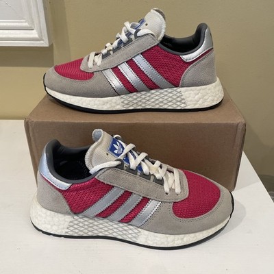 adidas Originals Men's Size 4/ Women s Size 5 MARATHON TECH SILVER / MAGENTA