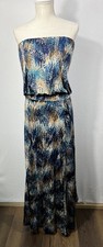Veronica M Small Drop Waist Strapless Maxi Dress Resortwear Stretch