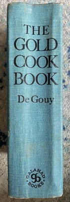 THE GOLD COOK BOOK by Master Chef Louis P De Gouy 1948 Revised Blue Hardcover