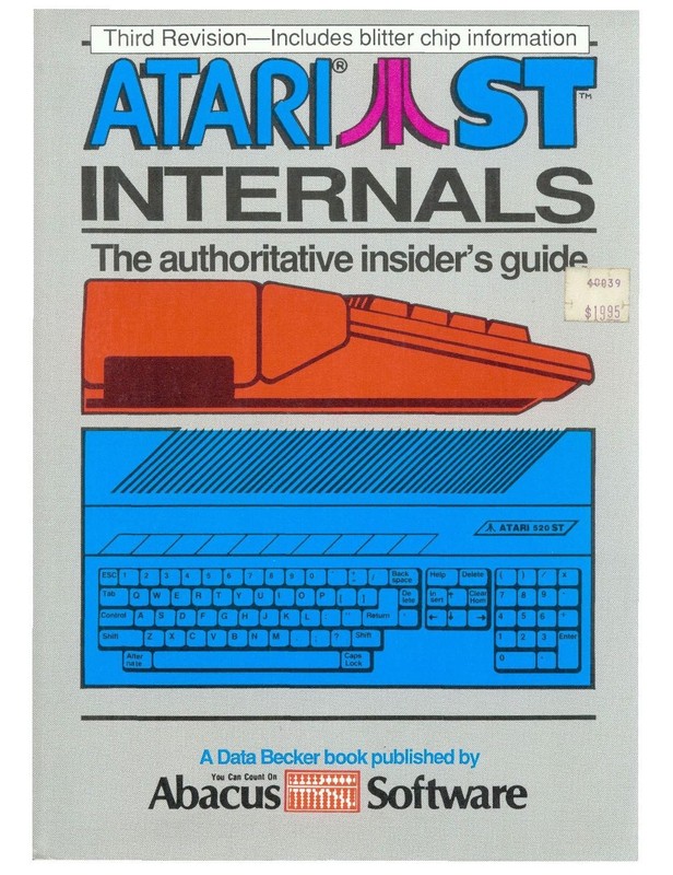 ATARI ST INTERNALS - REPRINT - A5
