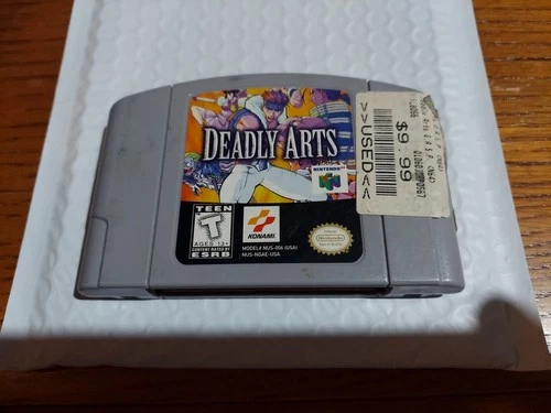 AUTHENTIC Deadly Arts Game Nintendo 64 N64 Console System Original