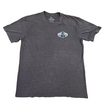 Salty Crew Mens XL Chasing Tail Graphic T-Shirt Charcoal Gray Fishing Tee