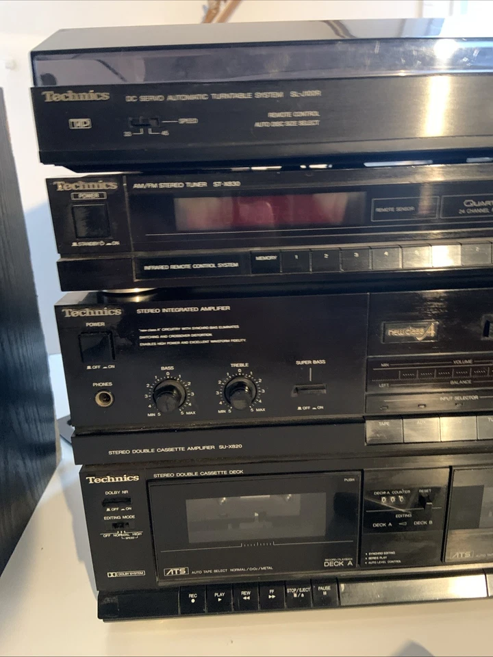 Stereo Technics con Casse Telecomando e Piatto Vinile Tutto Funzionante! - Immagine 4 di 4