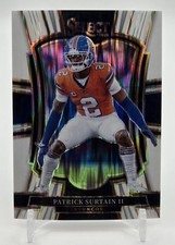 2025 Panini Select - Patrick Surtain II #111 Premier Level/799 White Shock Prizm