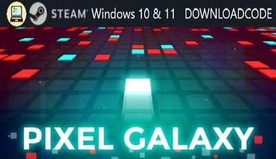 NEU PC Computer Spiel Pixel Galaxy für Windows 10 11 STEAM Downloadcode Game Key