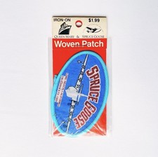 RARE 1984 Vintage SPRUCE GOOSE Patch Plane Long Beach California WWII Aircraft