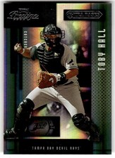 2004 Playoff Prestige Toby Hall Xtra Bases Black #/75 #184