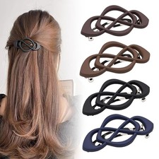 4 Pack Vintage French Barrette Hair Clips, New Hair Accessories for Women, St...