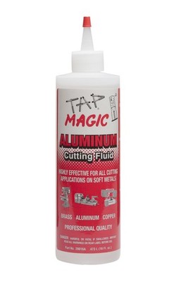 20016A Aluminum Fluid with Spout Top 16 oz Light Yellow Cutting Fluid