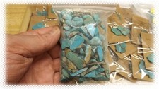 Pictured Lot Authentic End Cut Turquoise Stones 100% Natural Rough