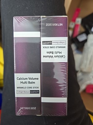 2-Calcium Volume Wrinkle Core Stick Collagen Extract Elasticity Balm 9g 0.32oz