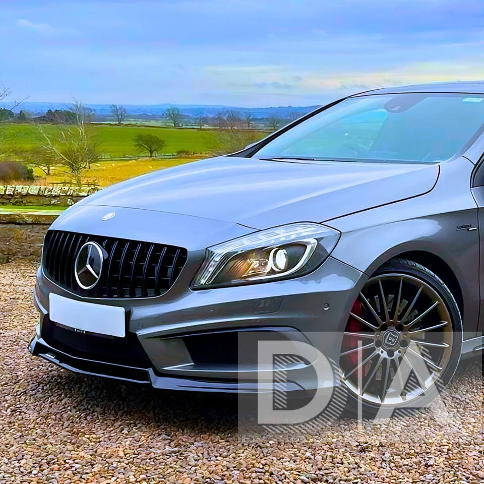 BLACK PANAMERICANA GT FRONT GRILLE FITS FOR MERCEDES A CLASS W176 A45 2012-2015 - Image 2 of 4