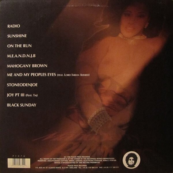 英2LP Moodymann Mahogany Brown PF074 Peacefrog Records /00520 Moodymann / Mahogany Brown 1998 UK ORIGINAL 2LP Peacefrog