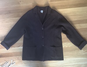 eileen fisher boiled wool jacket