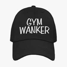 Gym Wanker Rude Fitness Funny Joke Gym Buddy Friend Workout Rude Headwear Gift