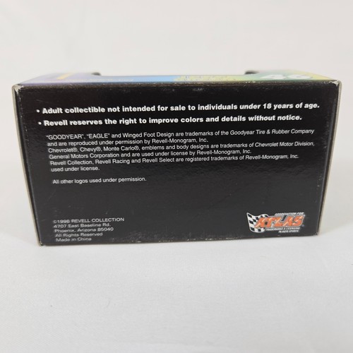 1998 Nascar Revell 1:64 Diecast Jeff Green First Union Devil Rays Limited Ed COA - Picture 6 of 7