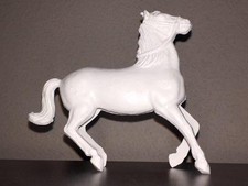 Tim-Mee Western Horse. Series 3 Horse 1957-1972. White Plastic 70mm