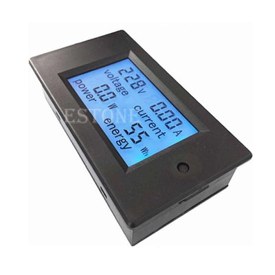 20A 100V LCD Digital Watt Current Power Meter Ammeter Voltmeter