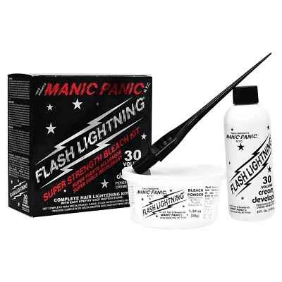 Manic Panic Flash Lightning Super Strength Hair Bleach Kit 30 Volume Cream