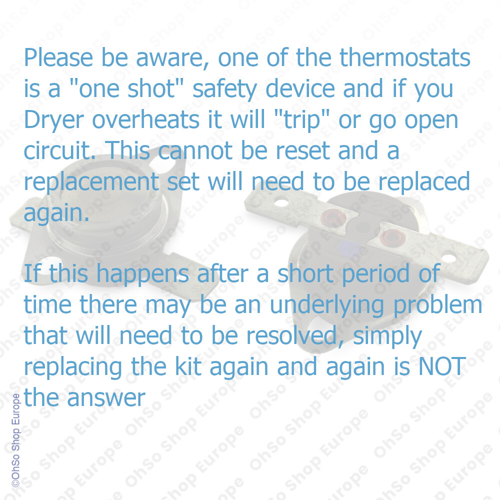 Kit Termostato Verde Per Asciugatrice Brandt, Ariston, Crusader, Fagor - Foto 6