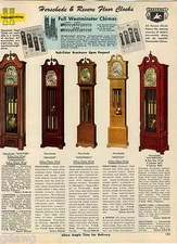 1968 ADVERT Herschede Revere Floor Hall Grandfather Clocks Haverford Whittier