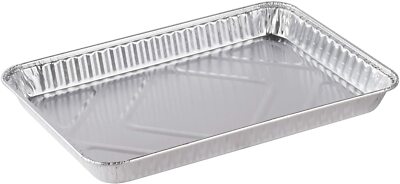 Disposable 1/4 Quarter Size Aluminum Baking/Cookie Sheet 12.75'' x 8.75 x 1.4 ''