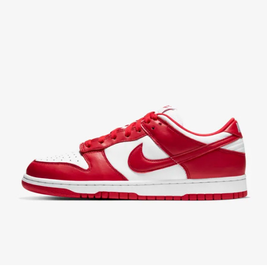 Кроссовки Nike Dunk Low SP St. Johns University красные (CU1727-100) Доставляются в ускоренном порядке