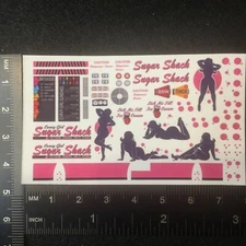 Clear 1:64 Waterslide Decal for Ice Cream Truck Quick Bite Sugar Shack