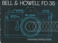Bell  Howell FD 35 Camera Instruction Manual Original