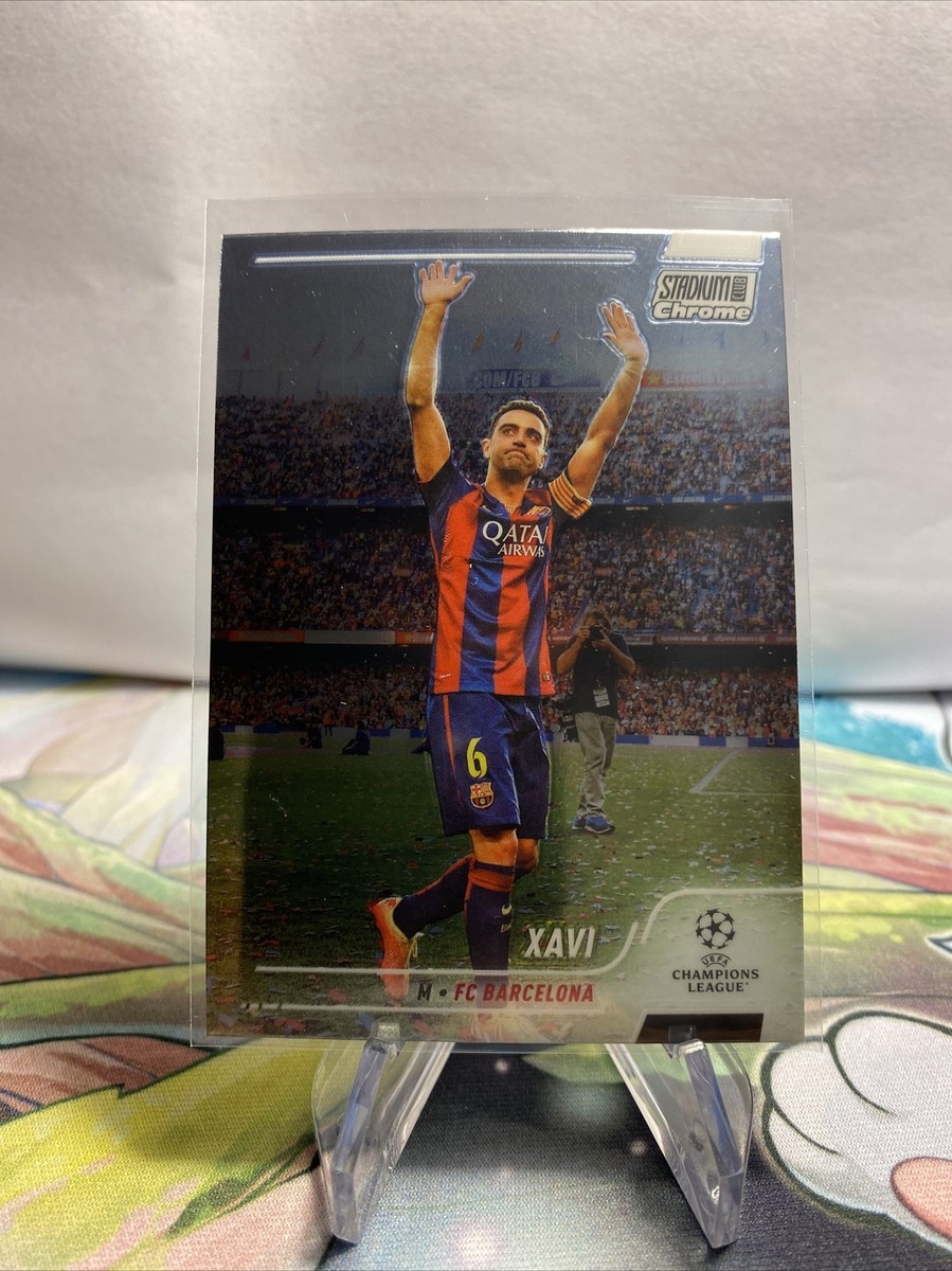 2021-22 Topps Chrome Stadium Club Xavi #6 FC Barcelona | eBay