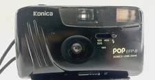 Konica POP EFP-8 Point and Shoot 35mm VINTAGE Compact Film Camera USED With Case