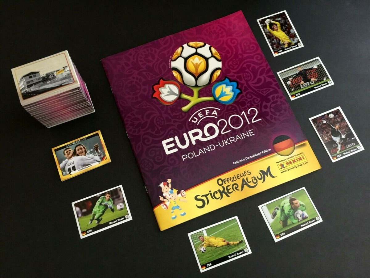 UEFA EURO 2012 ステッカーアルバム 100% コンプリート 【公式通販】