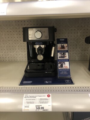 De'longhi ECP3420 15-Bar Pump Cappuccino Espresso Machine - Black