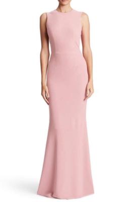 DRESS THE POPULATION EVE CREPE MERMAID GOWN   SIZE XL (LK# 118 K)