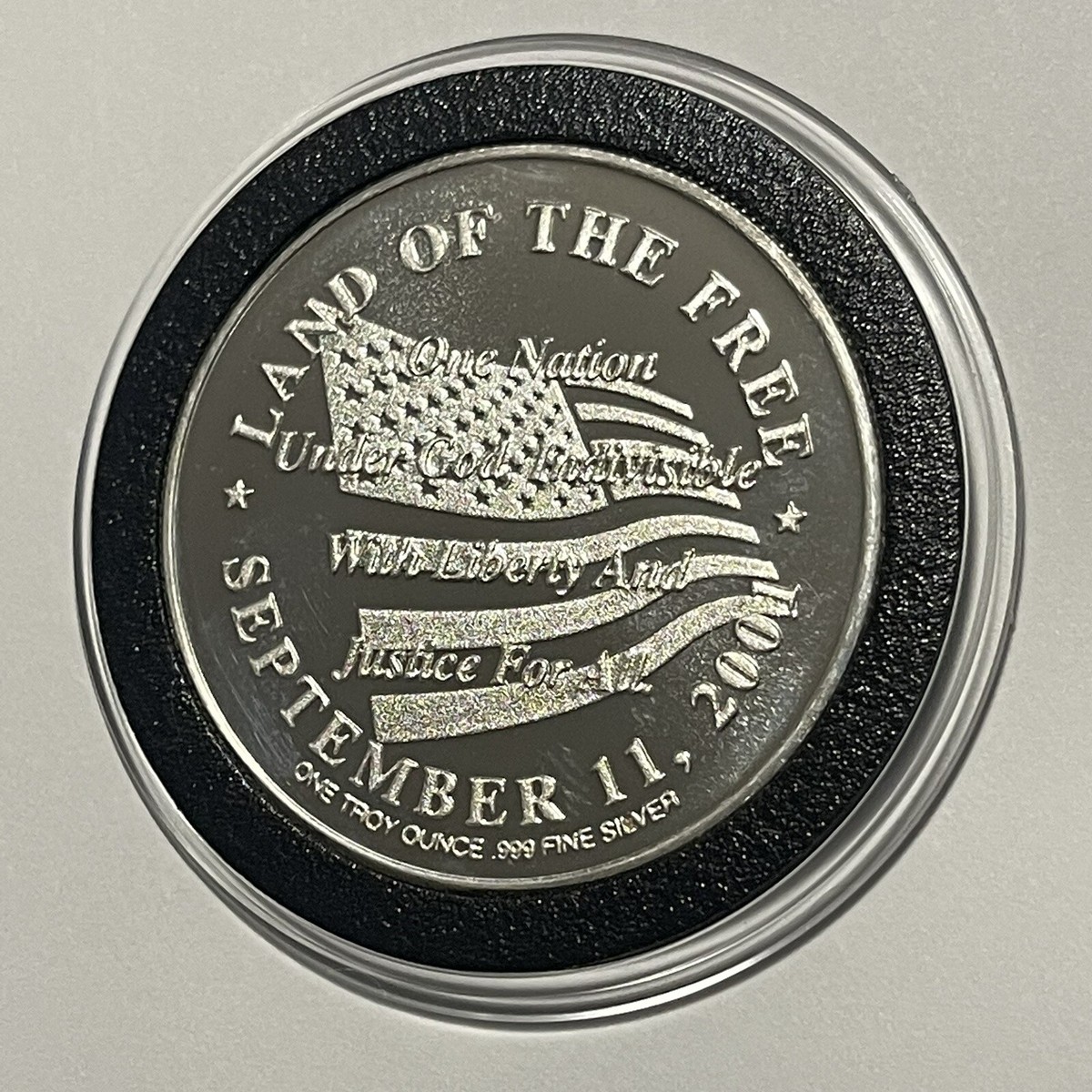 9-11 Twin Towers World Trade Center Coin 1 Troy Oz .999 Fine