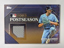 2024 Topps 2023 Postseason Performance Relic Gold Kevin Gausman Jersey #D 24/25