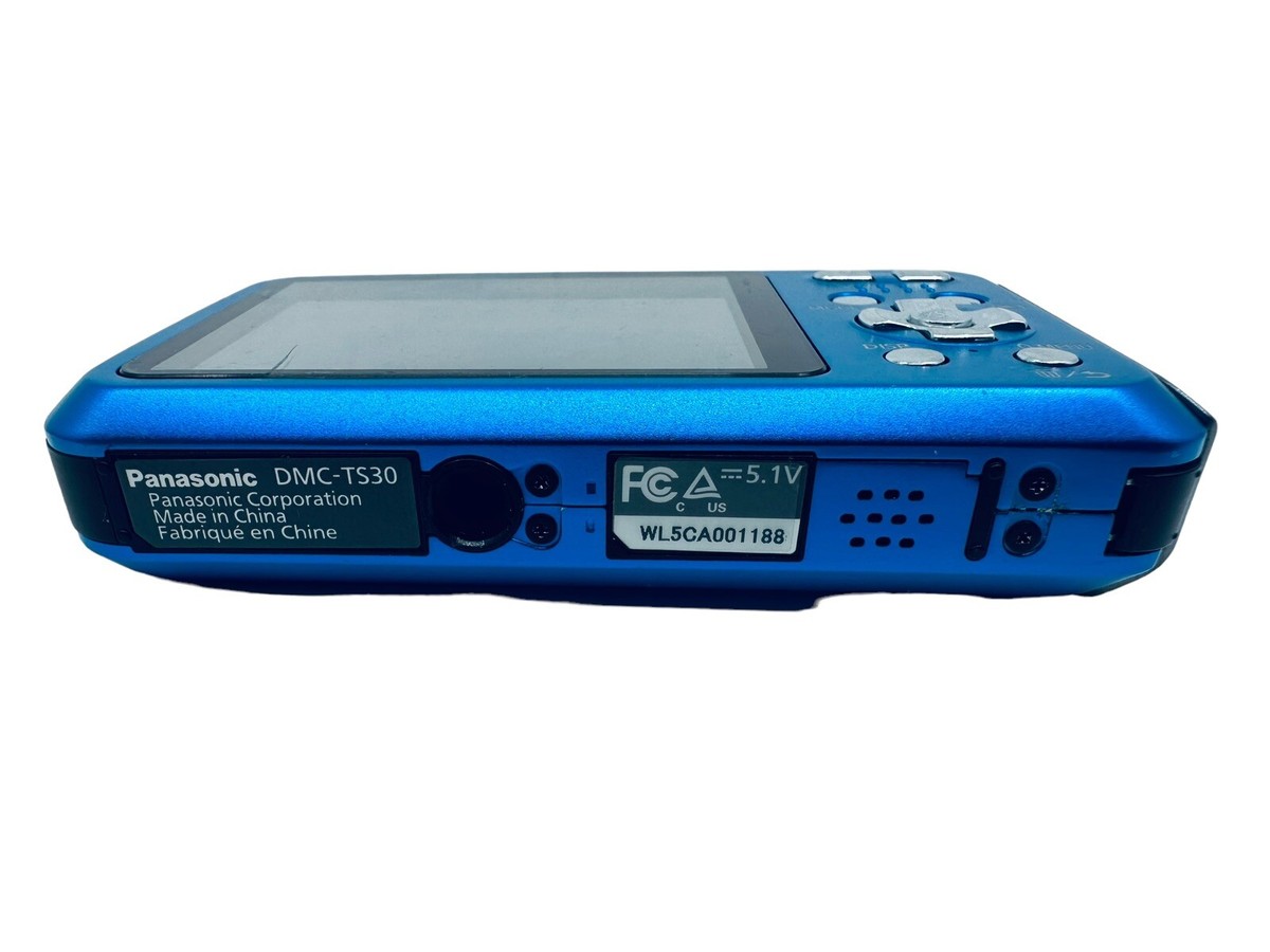 Panasonic LUMIX DMC-TS30 16.1MP Point & Shoot Camera - Blue