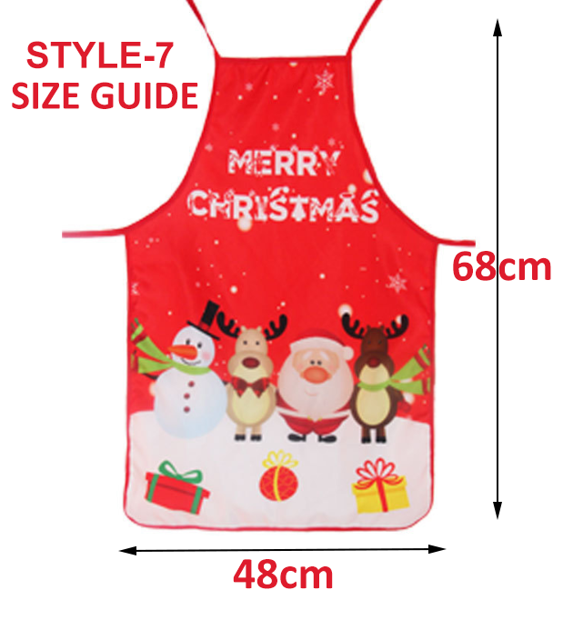 Christmas Aprons Kitchen Ornament Women Dinner Cooking Apron Home Decorations UK eBay