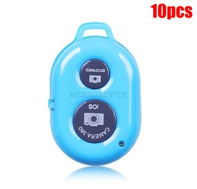 10Pcs Wireless Bluetooth Remote Camera/Phone Control Blue Self-Timer Shutter iv