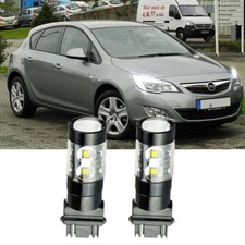 T20 Led White 7443 580 Drl Bulbs/ Sidelight FOR Vauxhall Insignia And Astra J