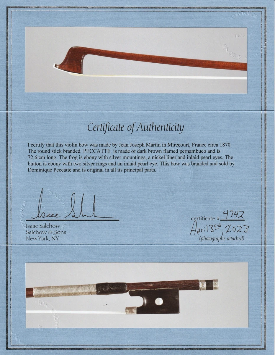 Martin 2024 violin bow