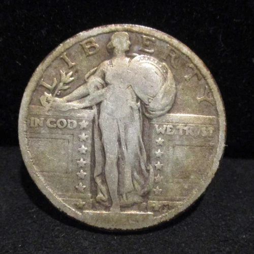 1923 Standing Liberty Silver Quarter - Good+           ENN COINS