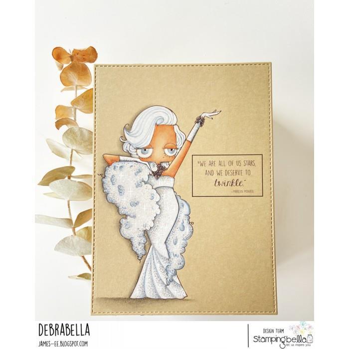 New Stamping Bella Rubber Stamp ODDBALL MARILYN MONROE set of 2 | eBay