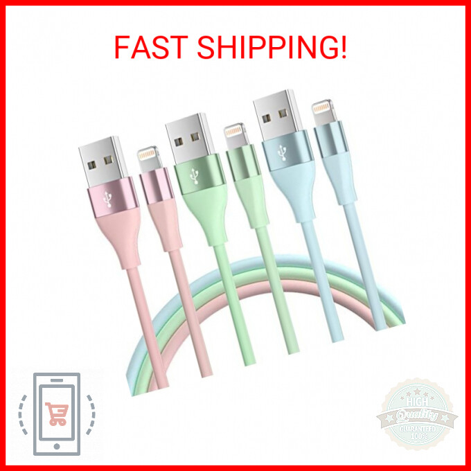 MenoSupp iPhone Charger [Apple MFi Certified] Lightning Cable Compatible with iP-image